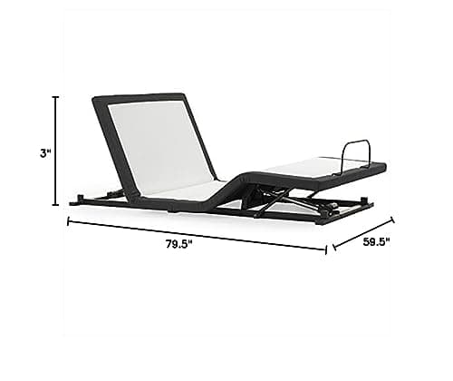 Adjustable Queen Bed Frame with Storage, Massage, Zero G, USB Charging, and Wireless Remote
