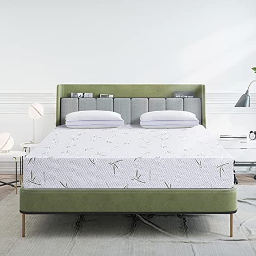 Cooling Gel Memory Foam Twin XL Mattress with Bamboo Cover, 8 Inch